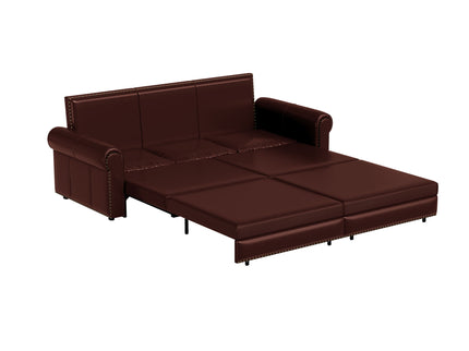 Chesterfield Sofa & Pull Out Bed