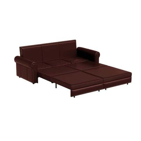 Chesterfield Sofa & Pull Out Bed