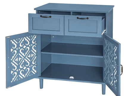 2 Door 2 Drawer Elegant Cabinet