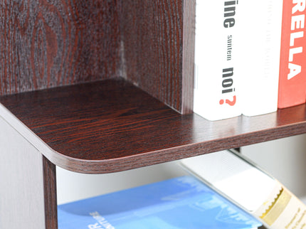 Modern 5 Tier Open Storage Bookcase