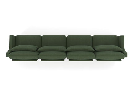 Elegant Sofa With Ergonomic Design And Lumbar Pillows