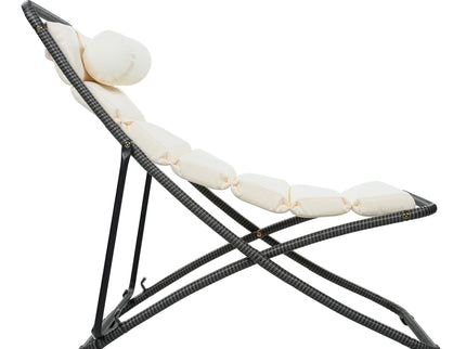 Outdoor Folding Chair With Adjustable Backrest (Set of 2)