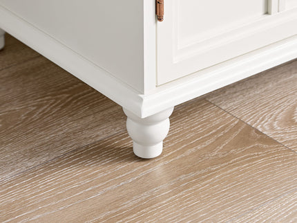 Floor Cabinet With Adjustable Shelf, Storage For Entryway