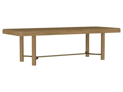 Benson - Extension Leaf Dining Table With Trestle Base - Sand