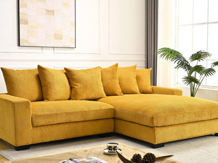 Luxe - Oversized 2 Piece Sectional Couches For Living Room, L Shaped Sofa With Chaise