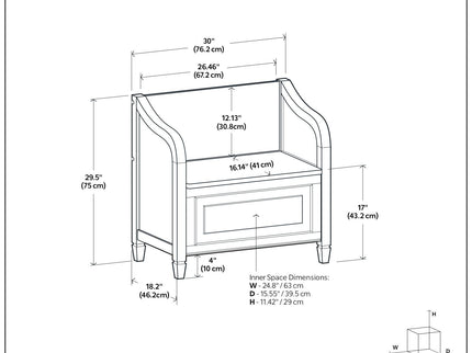Connaught - Storage Bench