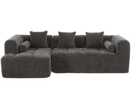 Sectional Free Combined Sofa With 2 Side Pockets