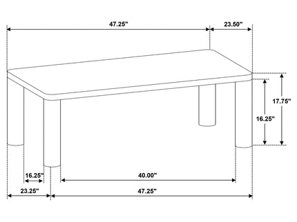 Bryant - Table With Cylindrical Legs