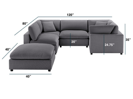 Cassandra - Sofa With Ottoman