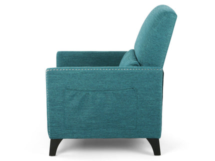 Kiersten - Contemporary Fabric Pushback Recliner
