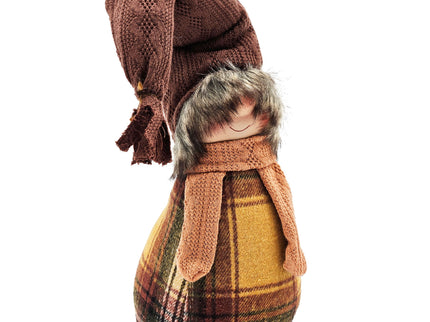 Gnomes Decorations For Fall Thanksgiving Table Decorations (Set of 2) - Brown / Yellow