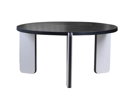 Round Coffee & End Table Set - Black
