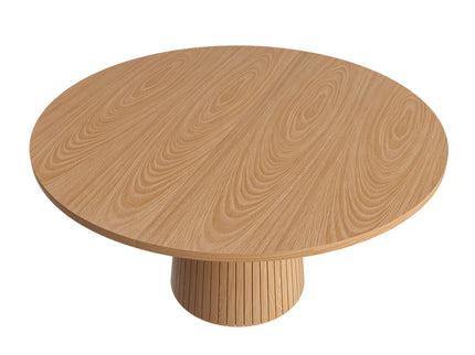 Round Dining Table With Strip Base