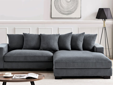 Luxe - Oversized 2 Piece Sectional Couches For Living Room, L Shaped Sofa With Chaise