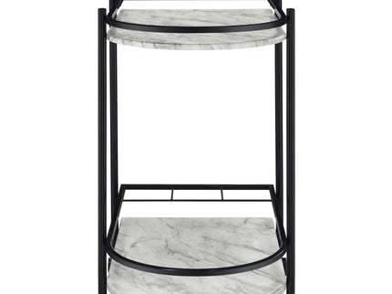 Serving Cart With Wine Rack