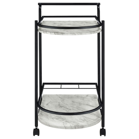 Serving Cart With Wine Rack