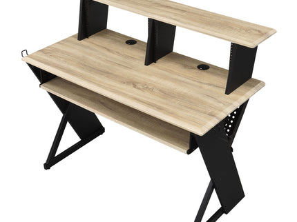 Eleazar - Music Recording Studio Desk - Natural Oak