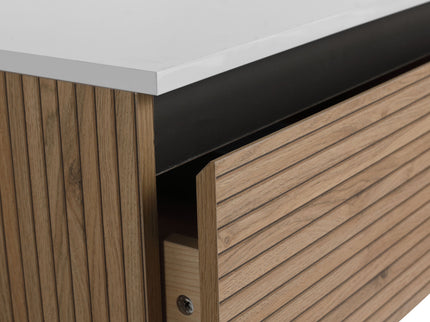 Wall Mounted Bathroom Vanity & 1 Soft Close Drawer (Excluding Sink)