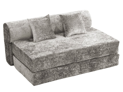 Convertible Design Sofa Bed, 2 Seater Fold Out Floor Couch