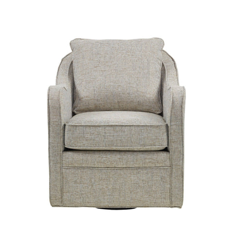 Wide Seat Arm Chair With 360 Degree Rotation