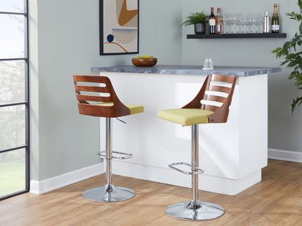 Trevi - Mid Century Modern Adjustable Barstool With Swivel