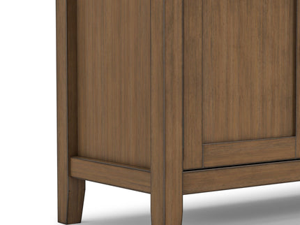 Redmond - Tall TV Media Stand - Rustic Natural Aged Brown