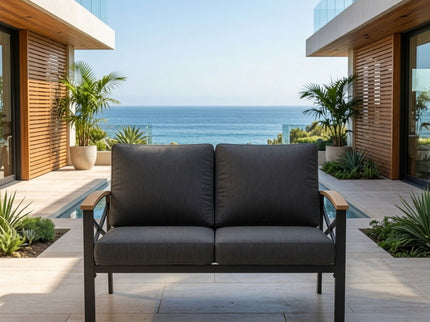 Outdoor Loveseat With Washable Cushions