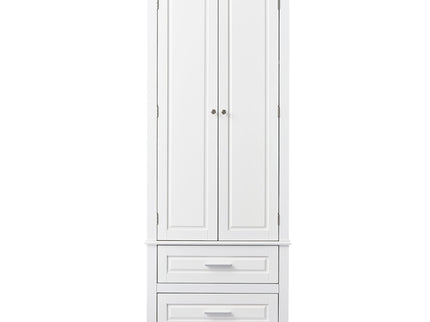 Tall Storage Cabinet With 2 Drawers For Bathroom