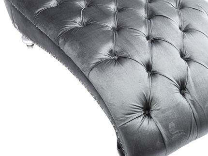 Chaise Lounge Indoor, Button Tufted Upholstered Chaise Lounge Chair With Pillow