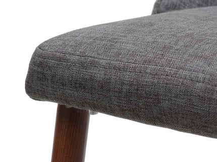Mid Century Modern Fabric Armless Dining Chair