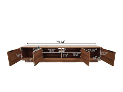 TV Stand, Media Console - Walnut