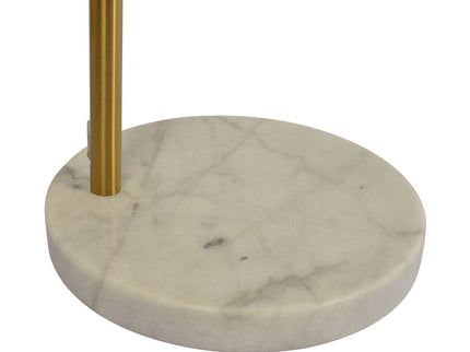 Ambient - Arch Floor Lamp With Large Shade - Gold / White