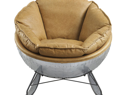 Pippin - Top Grain Leather Rocking Chair - Morocco