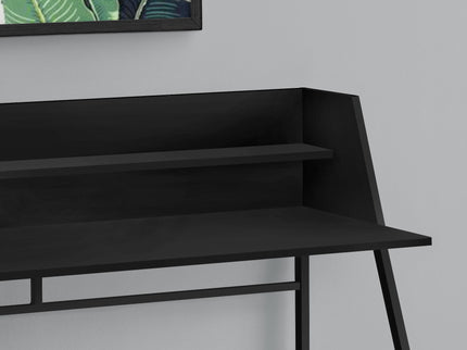 Computer Desk For Home Office Laptop, Storage Shelves, Contemporary & Modern