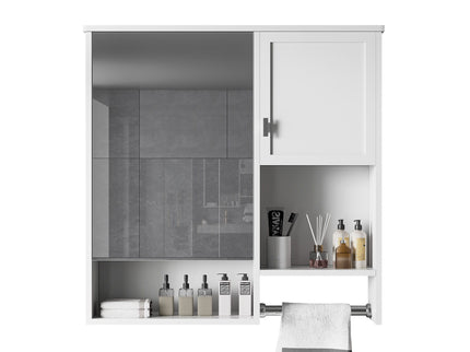 Modern Wall Mounted Bathroom Medicine Cabinet, Bathroom Wall Storage Cabinet With Mirror