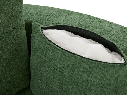 360° Swivel Accent Barrel Chair With 3 Removable Pillows For Living Room