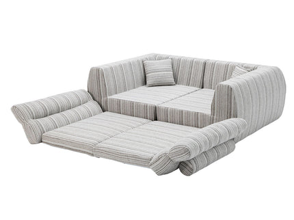 3 Seater, Couch With Throw Pillows For Living Room