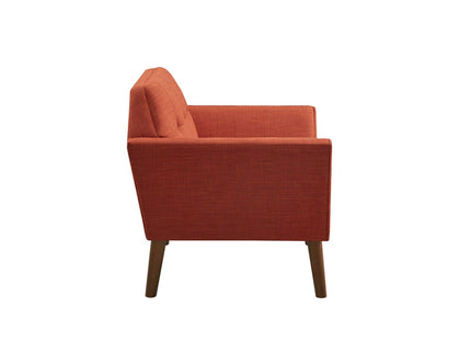 Modern Lounge Chair With Button Tufting