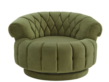 Round Swivel Accent Chair With Rotation