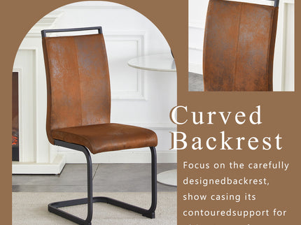 Dining Chairs With Ergonomic Backrest