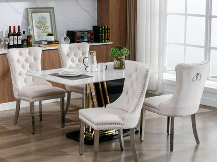 Nikki - Contemporary Upholstered Dining Chair (Set of 2)