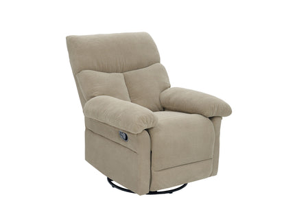 Swivel Rocker Recliner Chair With Manual Recline For Living Room