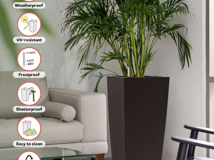 Indoor Outdoor Planter With Automatic Watering System