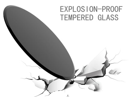 Round Tempered Glass Table Top Glass Thick Beveled Polished Edge