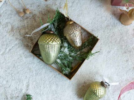 Tear Drop Ornament, Decorative Hanging Christmas Tree Ornaments For Holiday Party Decorations (Set of 12)