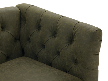 Chesterfield Sofa With Flared Arms For Living Room
