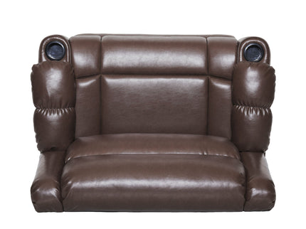 Tufted Design Wide Manual Recliner Chair