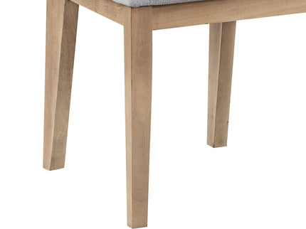 Caspian - And Oak Finish Dining Chair (Set of 2) - Gray