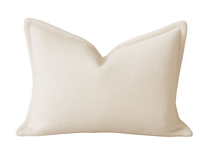 Homey Cozy - Comfort Textured Throw Pillow - Ivory