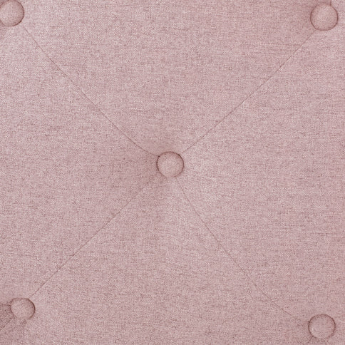 Flanner - Contemporary Fabric Upholstered Twin Headboard - Blush